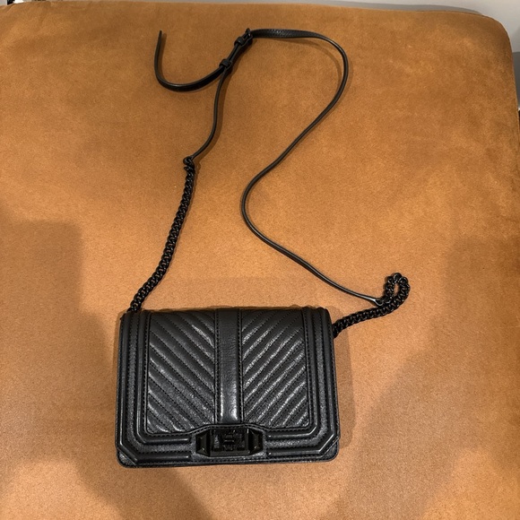 Rebecca Minkoff Chevron Quilted Love Crossbody Bag - Picture 4 of 8